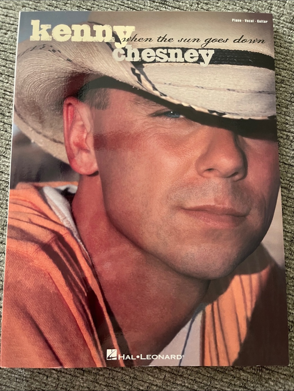 Kenny Chesney when the sun goes down music book